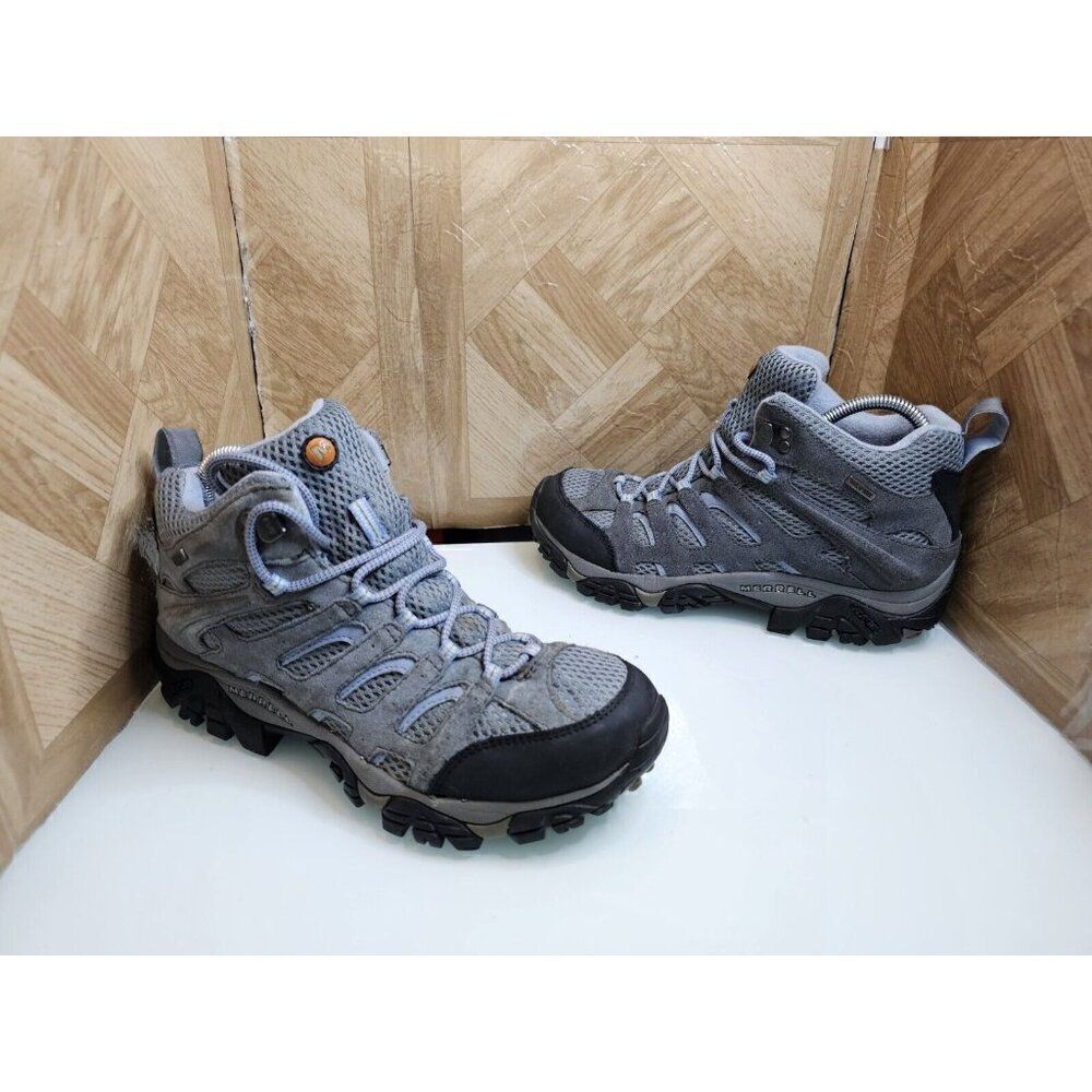 Merrell Women's Hiking Trail Mid Gray Shoes Size 9.  314